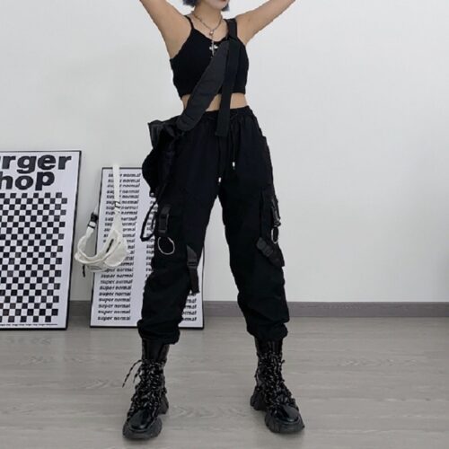 Women's Cyberpunk cargo pants - Cyberpunk Clothing