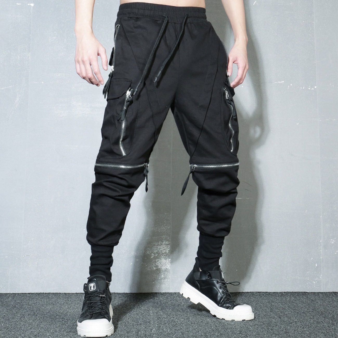Cyberpunk pants with zippers - Cyberpunk Clothing
