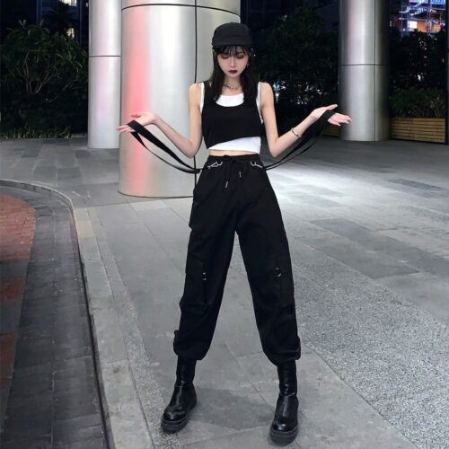 Women's darkwear Cyberpunk pants - Cyberpunk Clothing