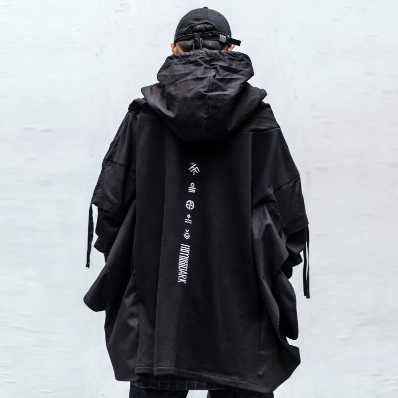 Cyberpunk techwear hoodie