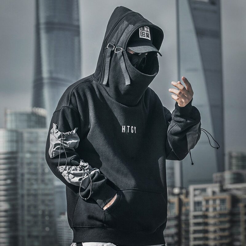 Black Cyberpunk hoodie
