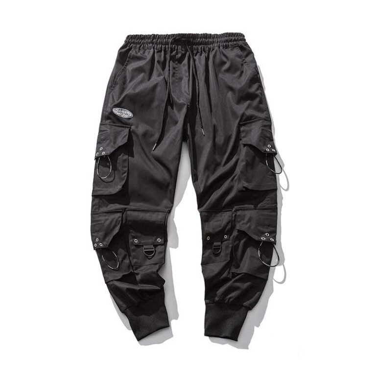 Cyberpunk cargo pants black - Cyberpunk Clothing