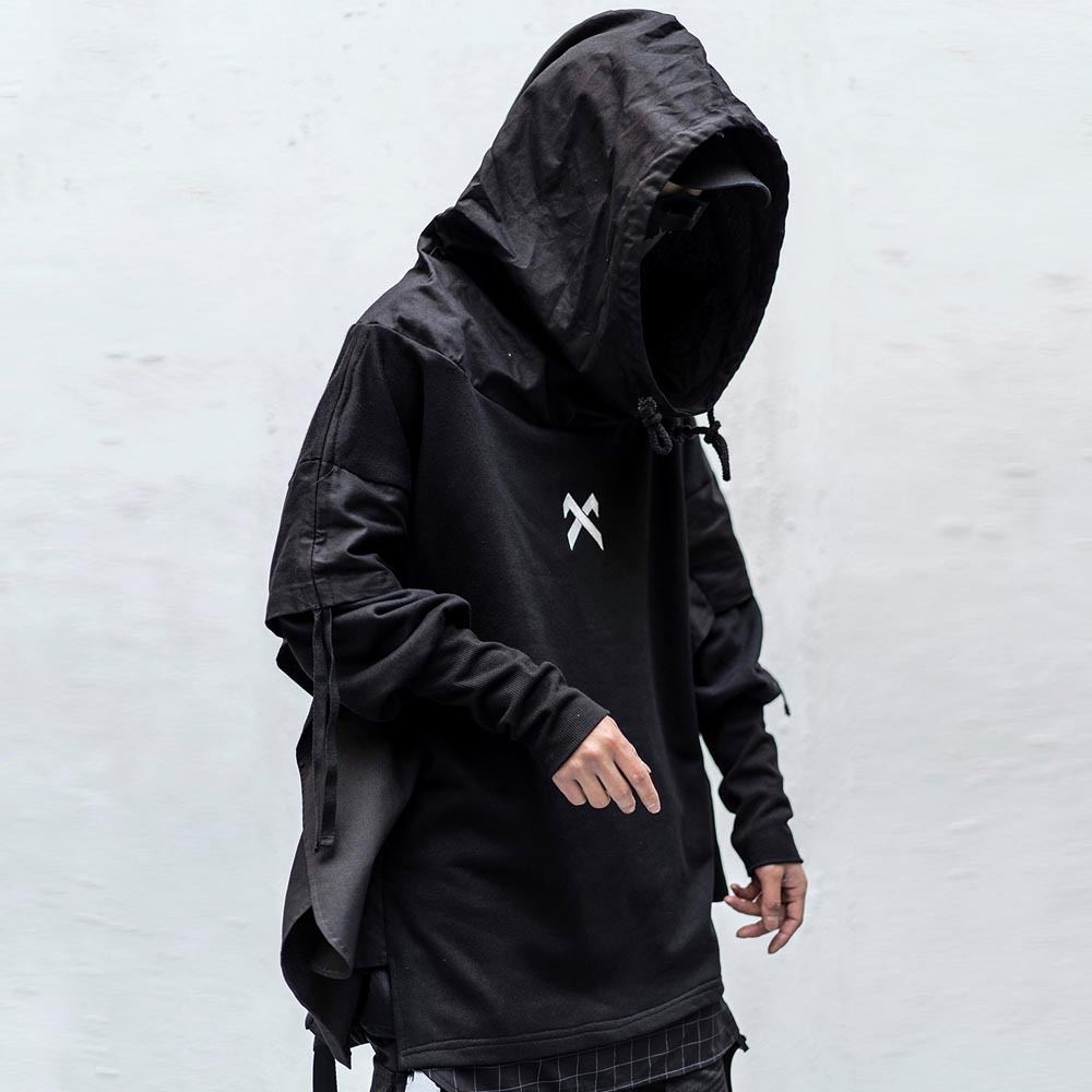 Cyberpunk techwear hoodie - Cyberpunk Clothing