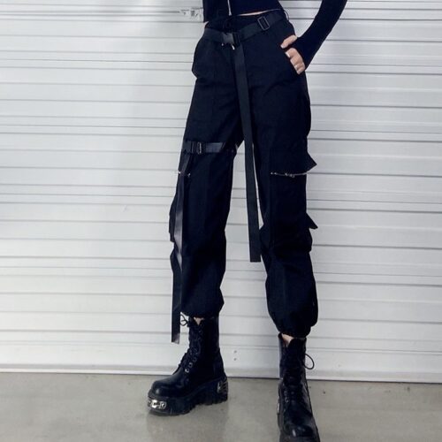 Women's gothic Cyberpunk pants - Cyberpunk Clothing