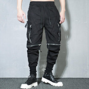 Cyberpunk pants with zippers - Cyberpunk Clothing