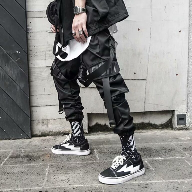 Cyberpunk pants black - Cyberpunk Clothing