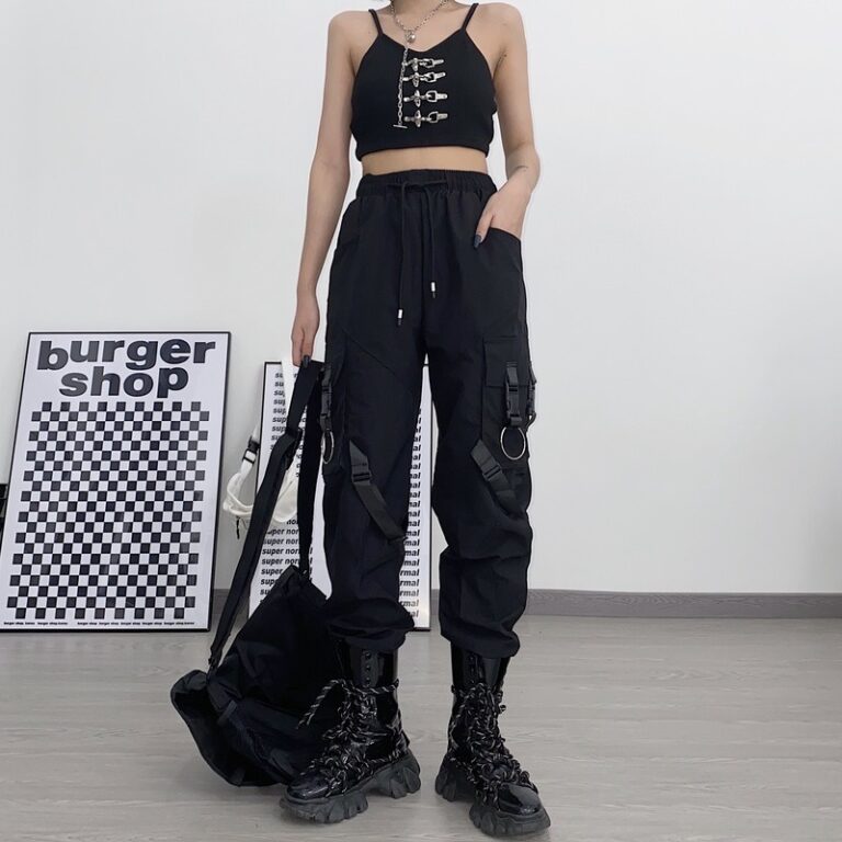 Women's Cyberpunk cargo pants - Cyberpunk Clothing